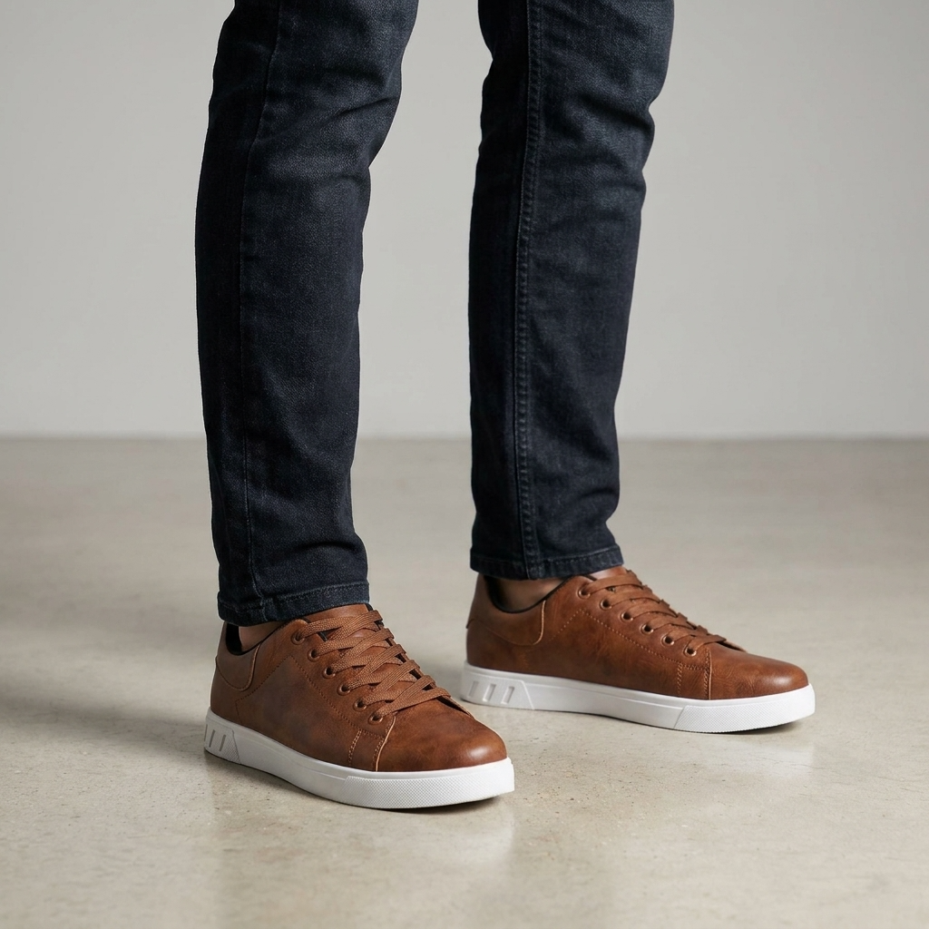 LIAM™ | Leather Trainers