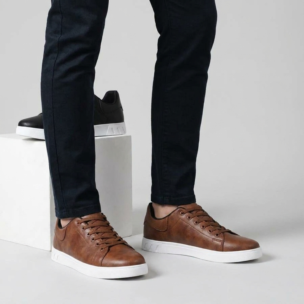 LIAM™ | Leather Trainers