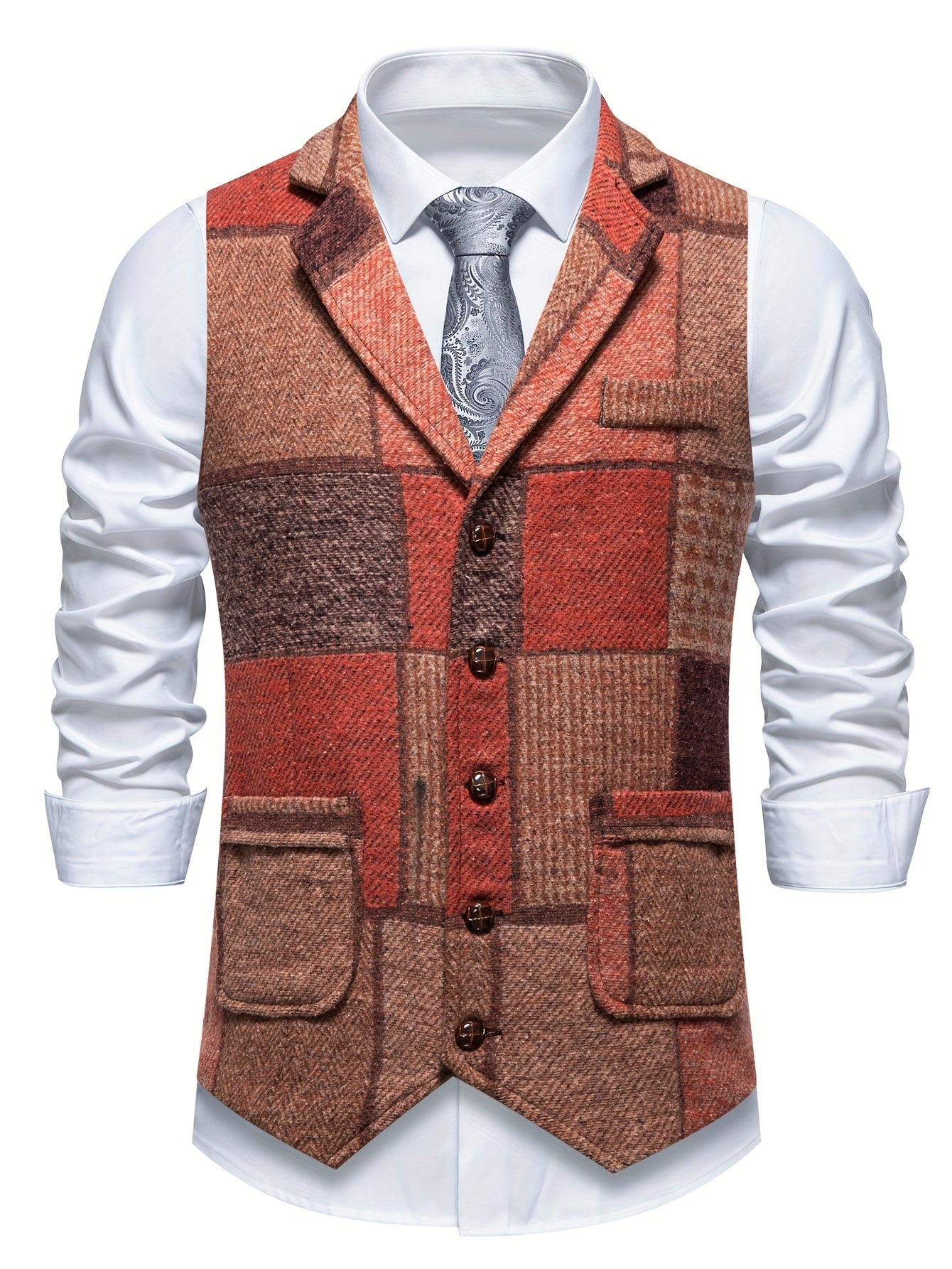 LIAM™ | FORMAL TWEED VEST FOR MEN
