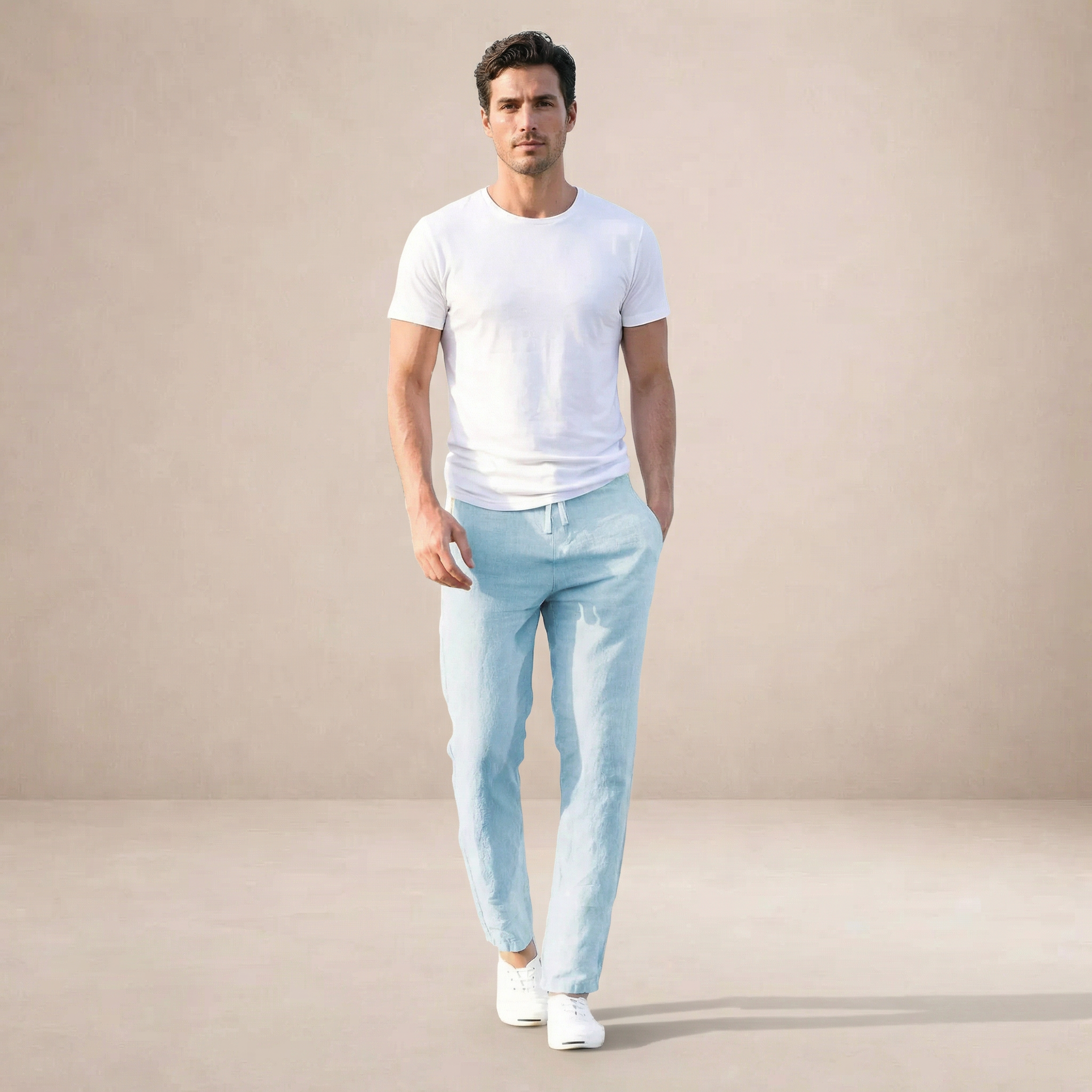 LIAM™ | Linen Trousers