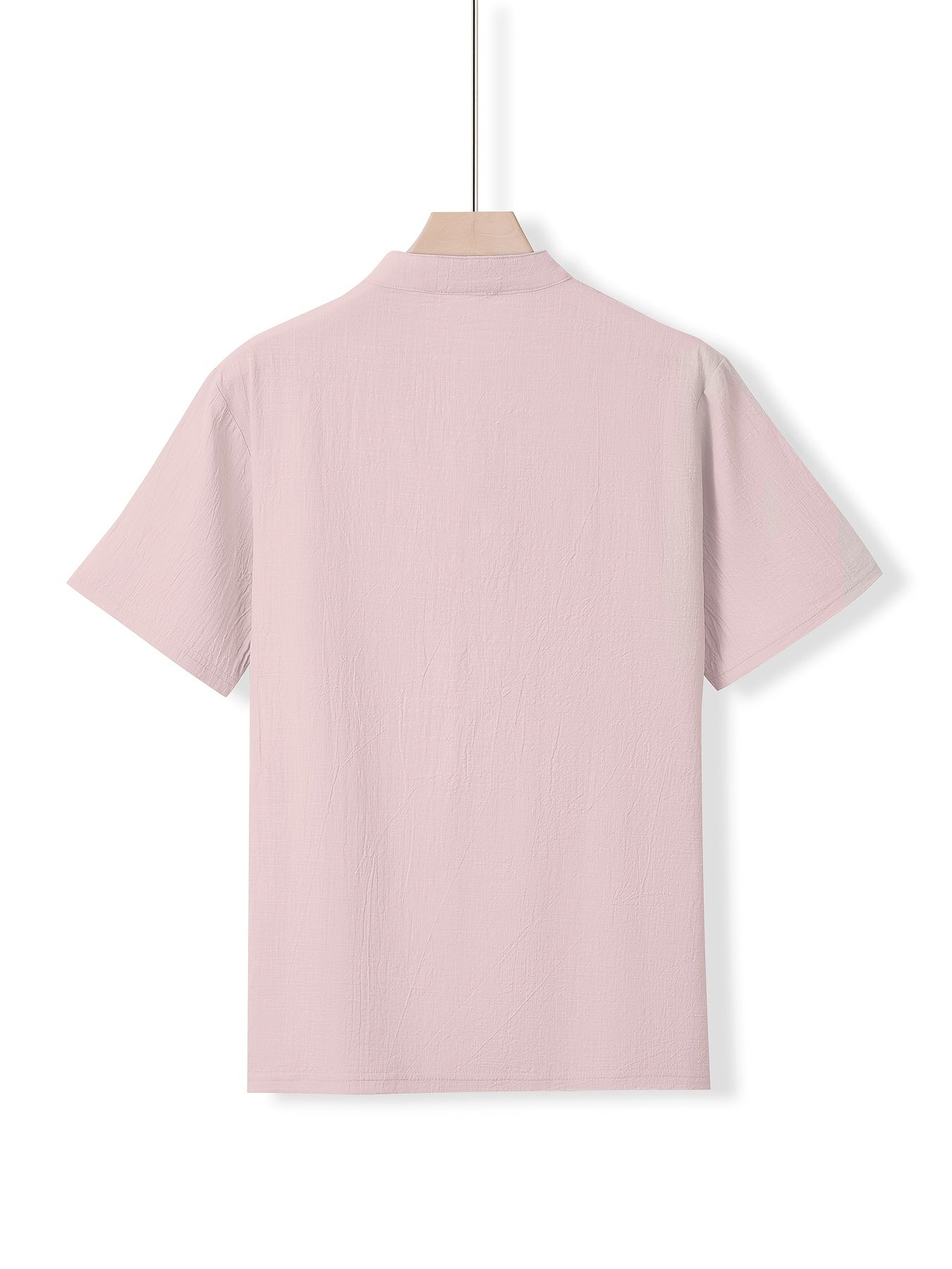 LIAM™ | Men's Linen Henley Shirt