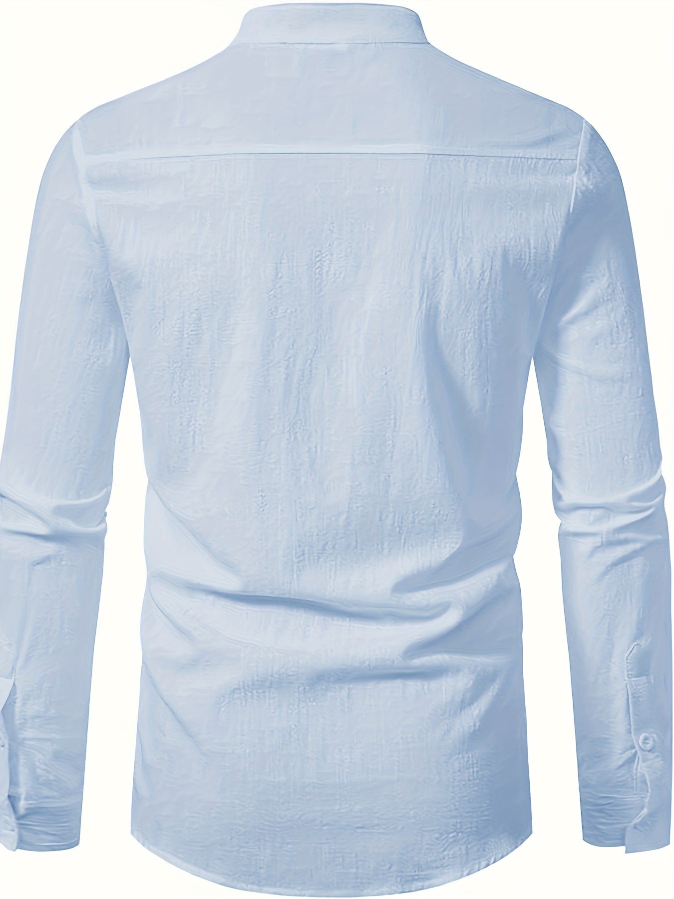 LIAM™ | Men's Cotton-Linen Popover Shirt