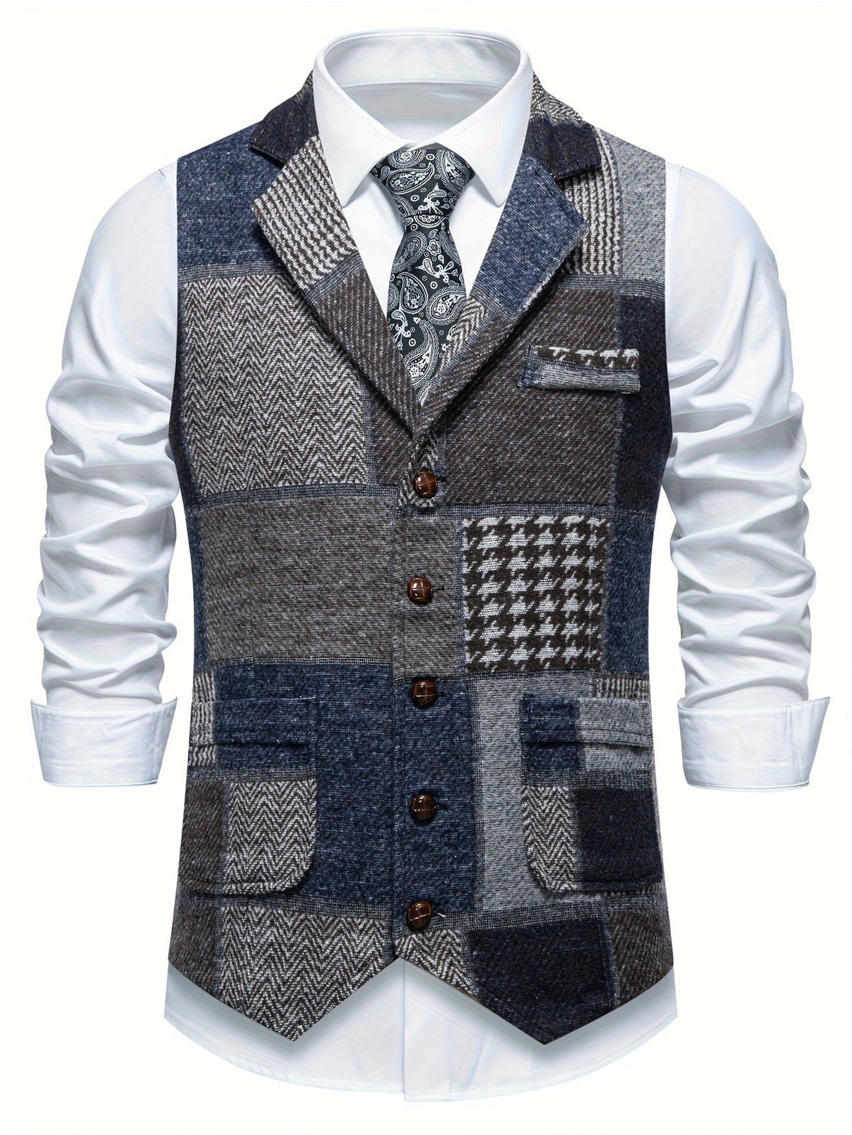LIAM™ | FORMAL TWEED VEST FOR MEN
