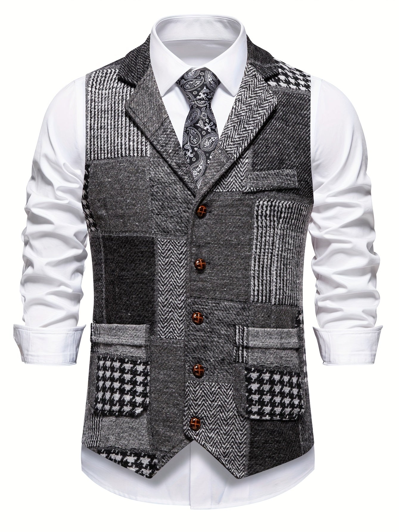LIAM™ | FORMAL TWEED VEST FOR MEN