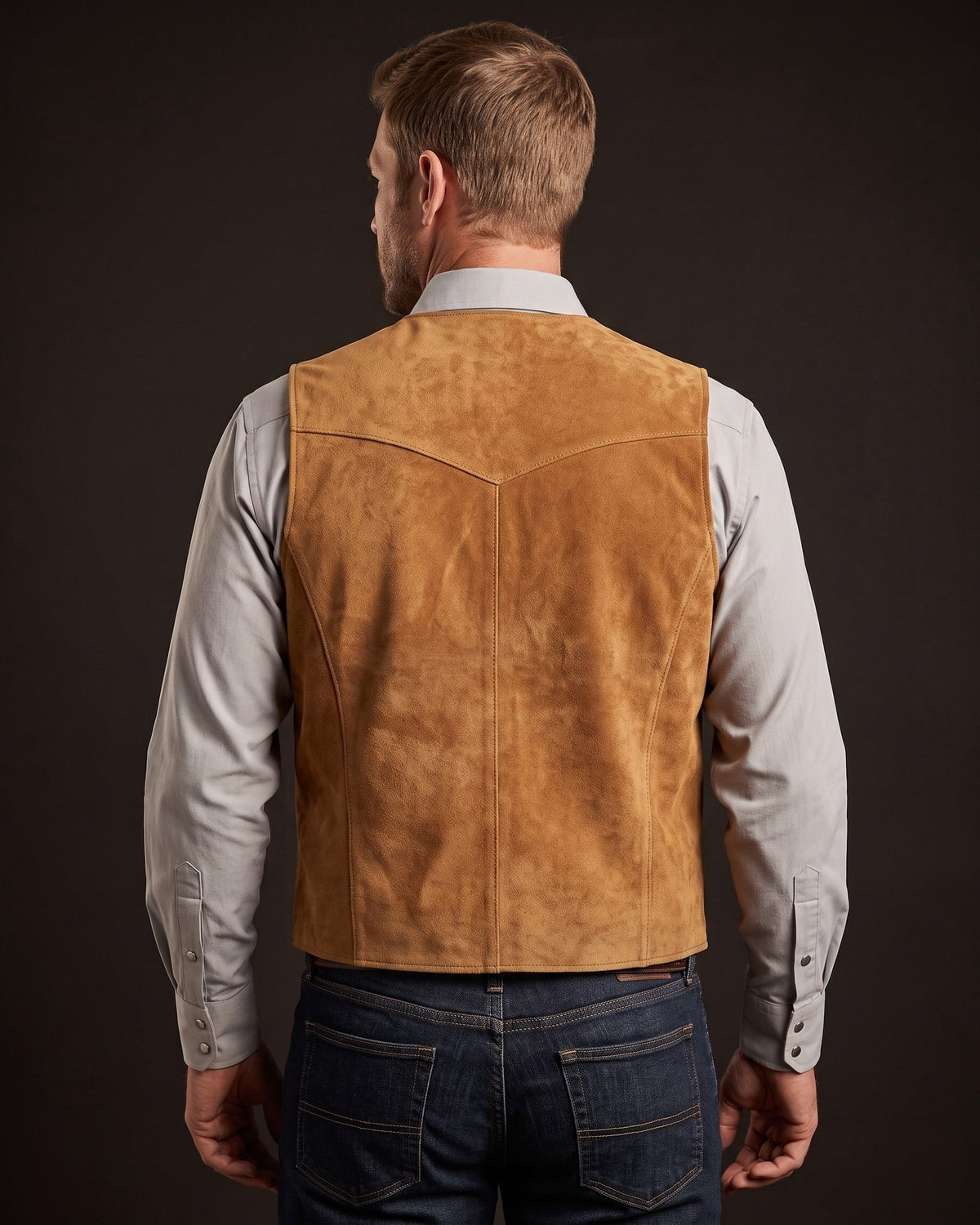 LIAM™ | Brushed Suede Look Vest