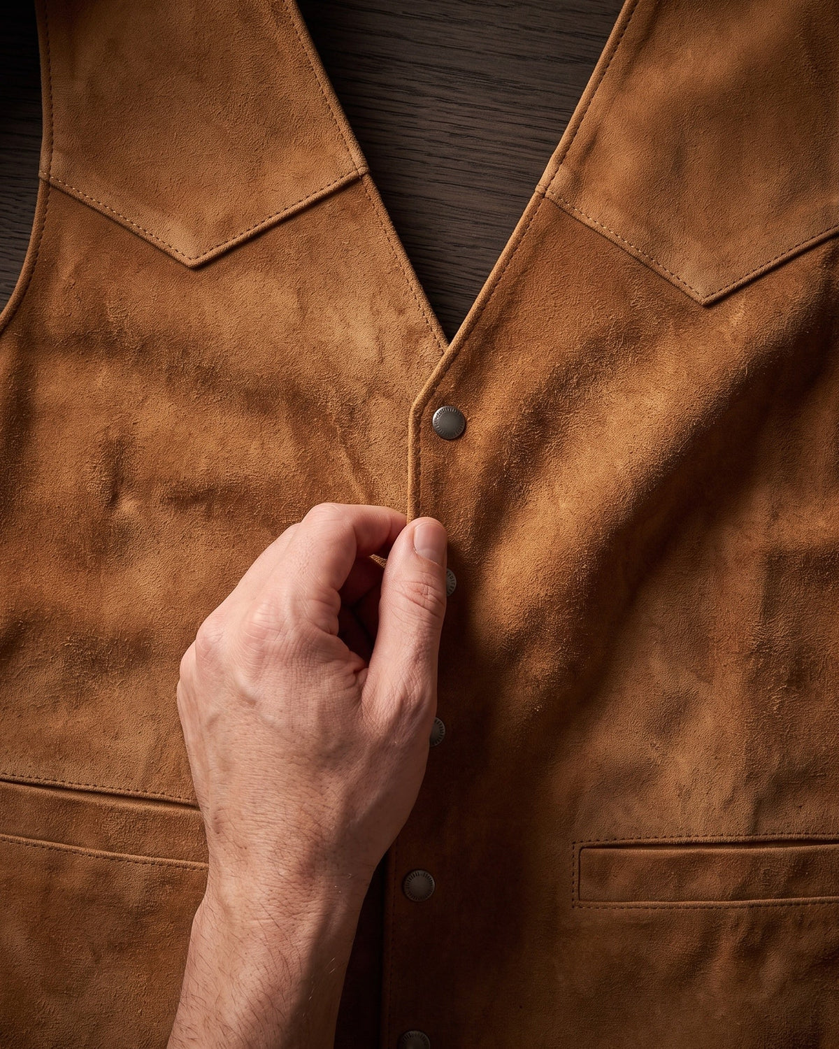 LIAM™ | Brushed Suede Look Vest