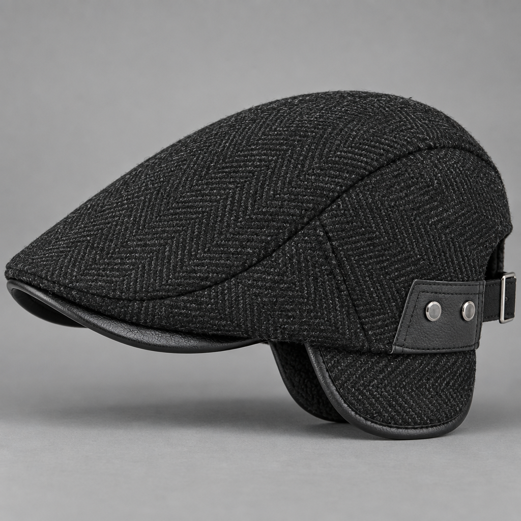 LIAM™ | Thornton Herringbone Driving Cap