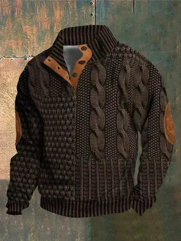 LIAM™ | RETRO PRINTED SWEATER