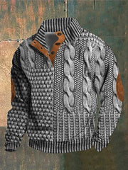 LIAM™ | RETRO PRINTED SWEATER