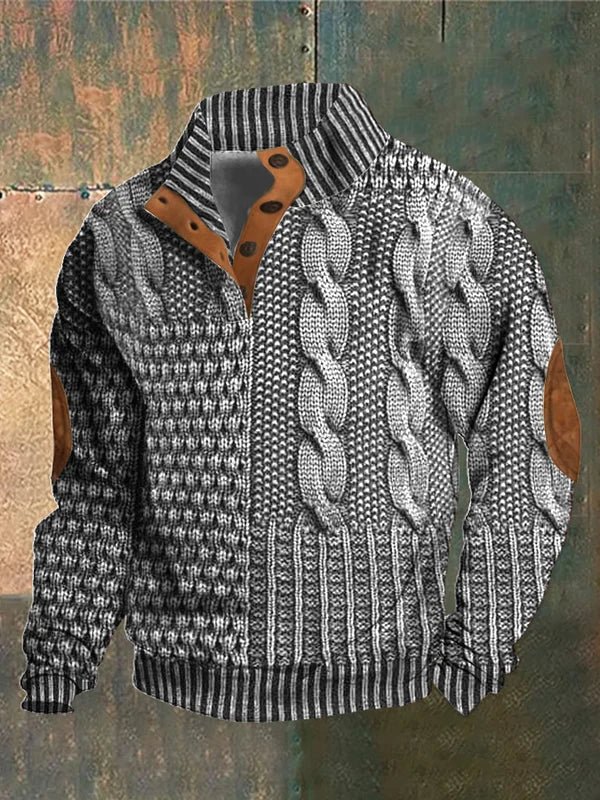 LIAM™ | RETRO PRINTED SWEATER
