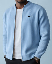 LIAM™ | Ribbed Knit Cardigan Jacket with Zipper