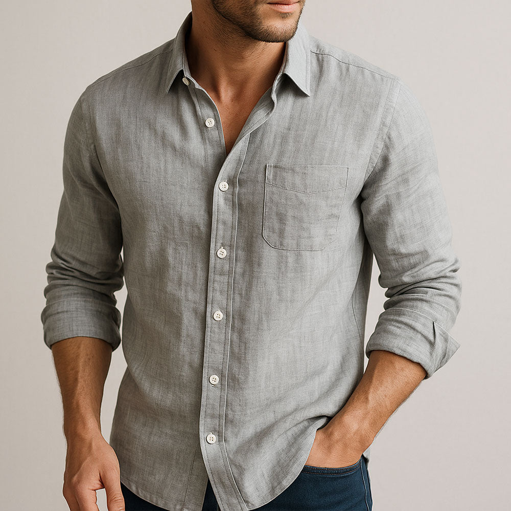 LIAM™ | ESSENTIAL LINEN SHIRT