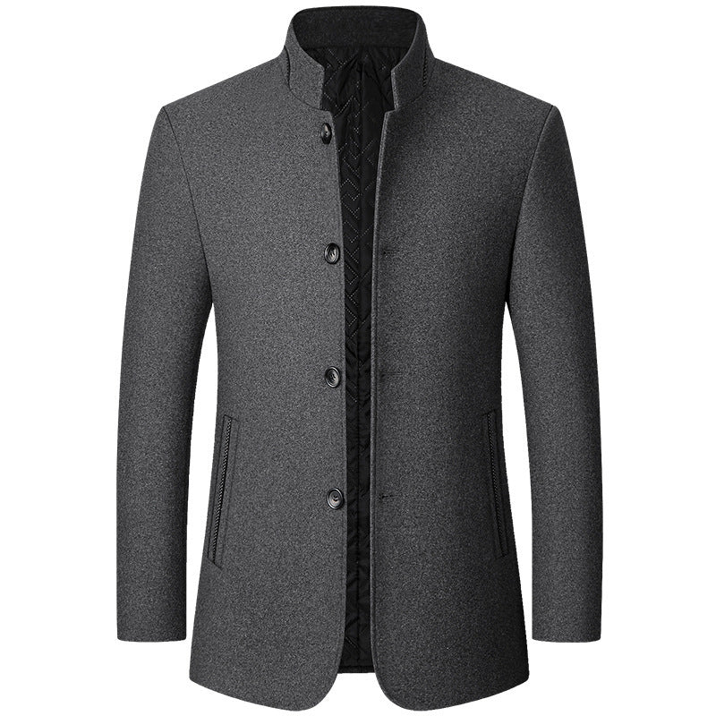 LIAM™ | Men's Tailored Wool-Blend Overcoat