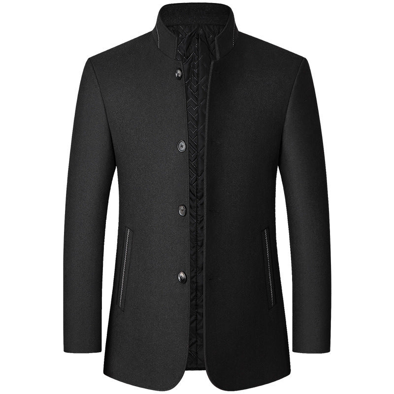 LIAM™ | Men's Tailored Wool-Blend Overcoat