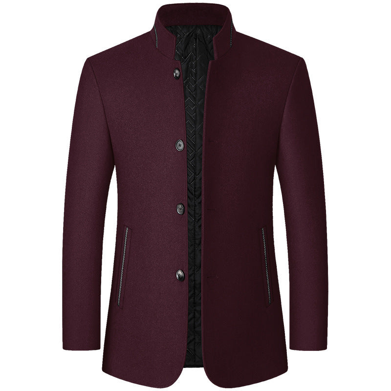 LIAM™ | Men's Tailored Wool-Blend Overcoat