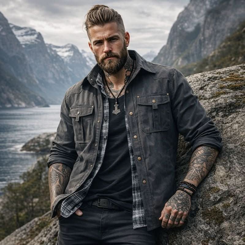 LIAM™ | Flannel Lined Shacket