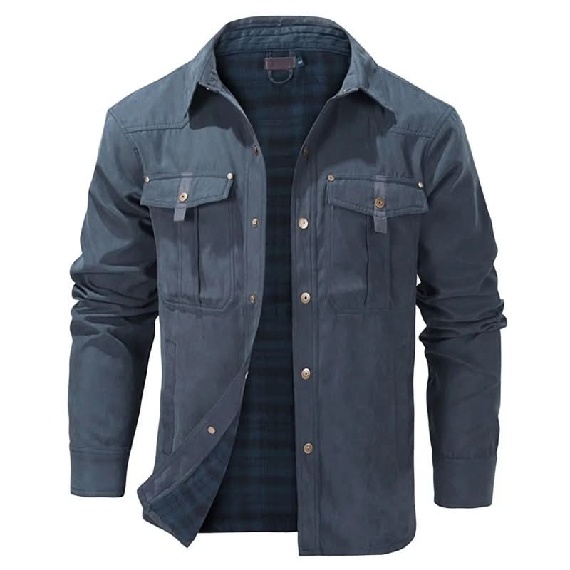LIAM™ | Flannel Lined Shacket
