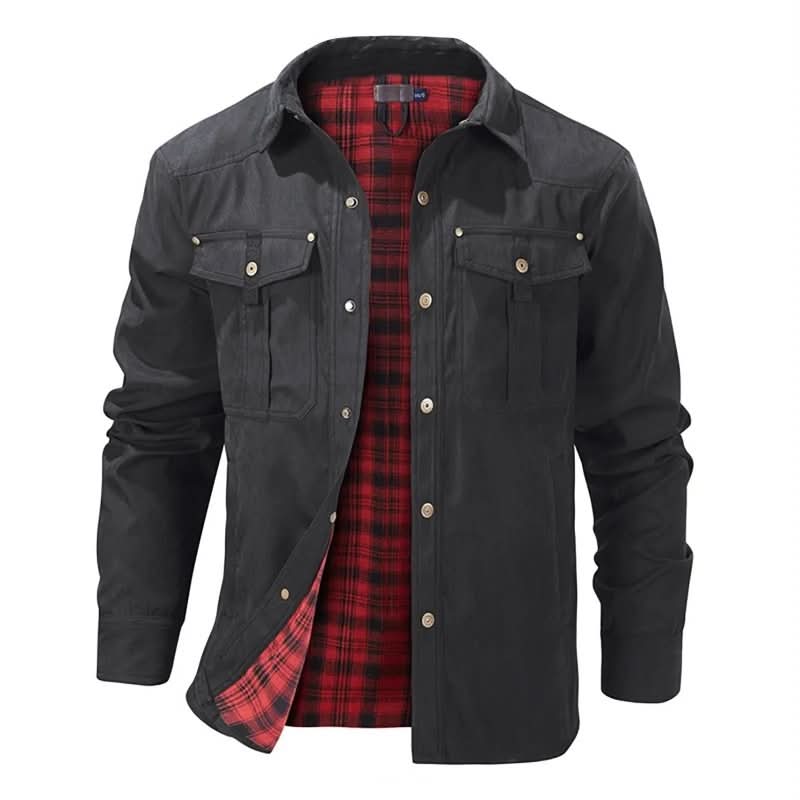 LIAM™ | Flannel Lined Shacket