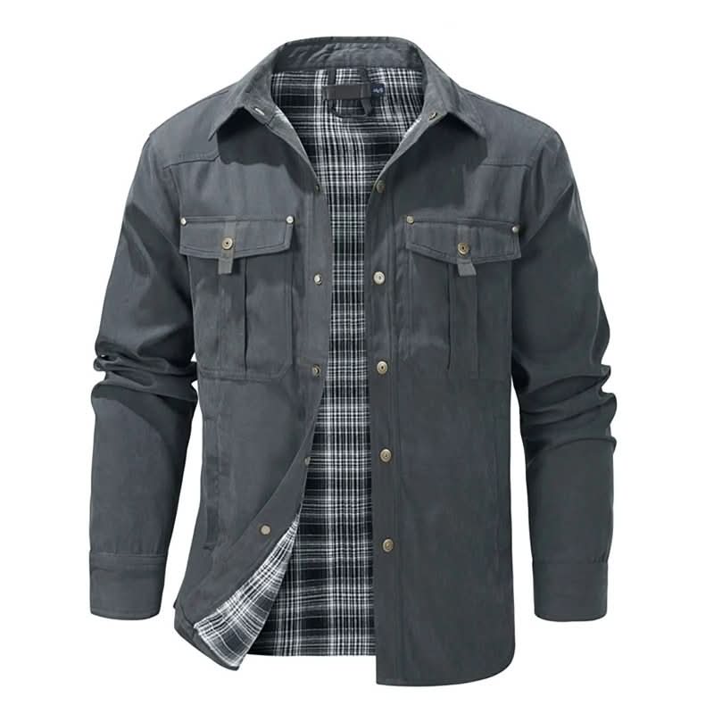 LIAM™ | Flannel Lined Shacket