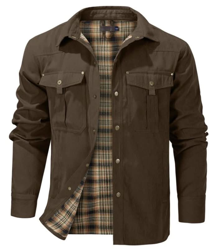 LIAM™ | Flannel Lined Shacket