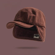 LIAM™ | Frostline Corduroy Earflap Cap