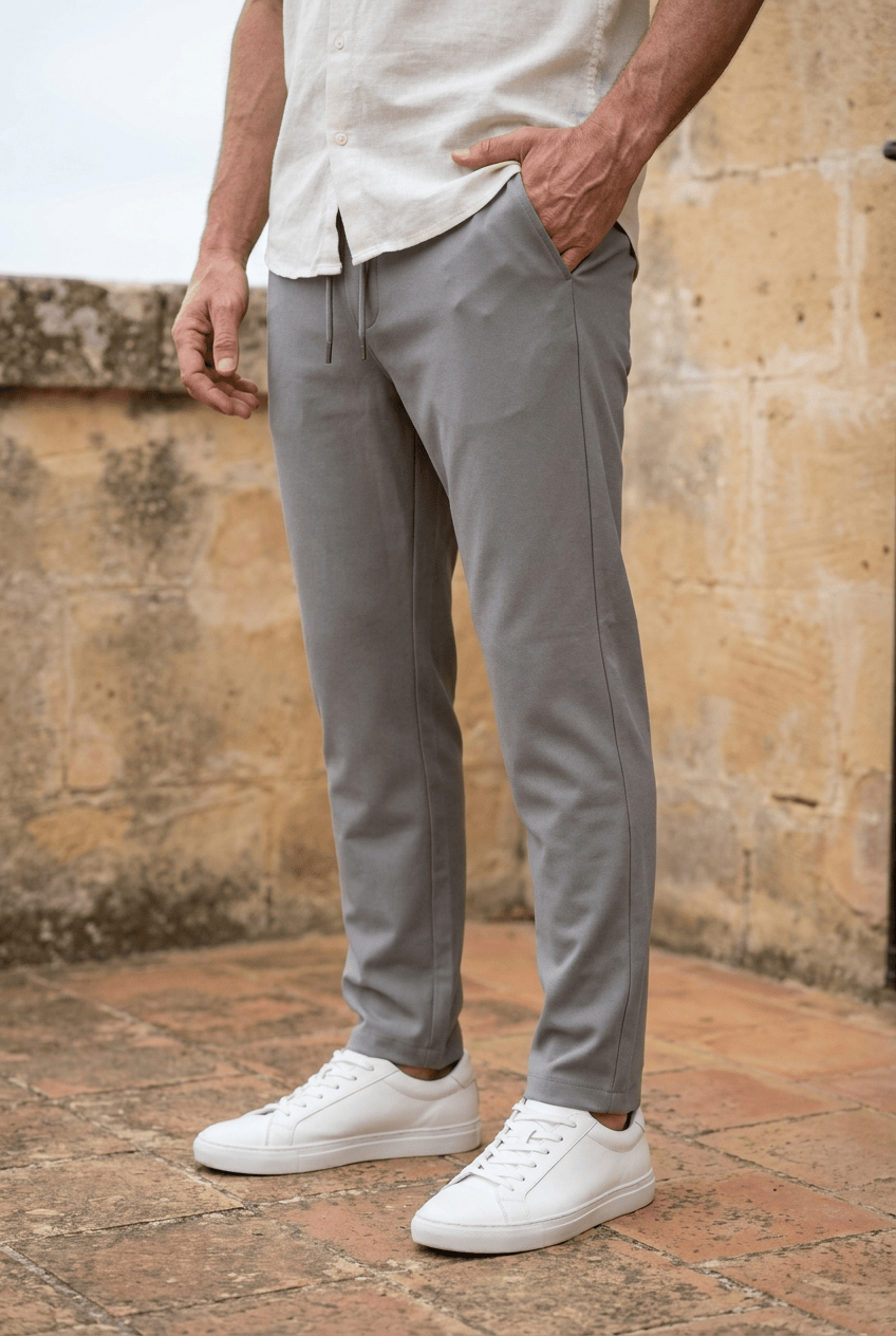 LIAM™ | Men's Slim-Fit Elastic Waist Pants