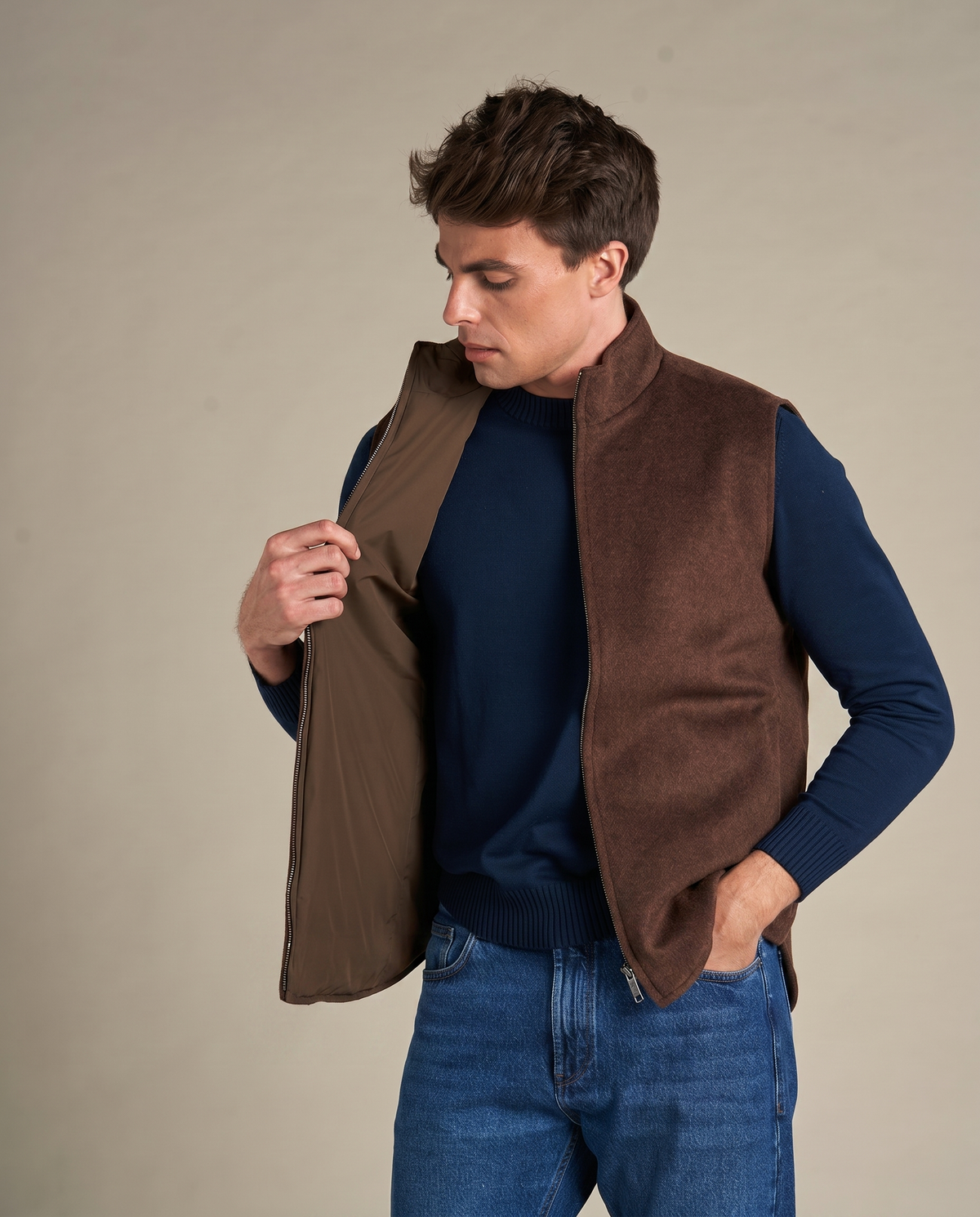 LIAM™ | Reversible Wool Vest