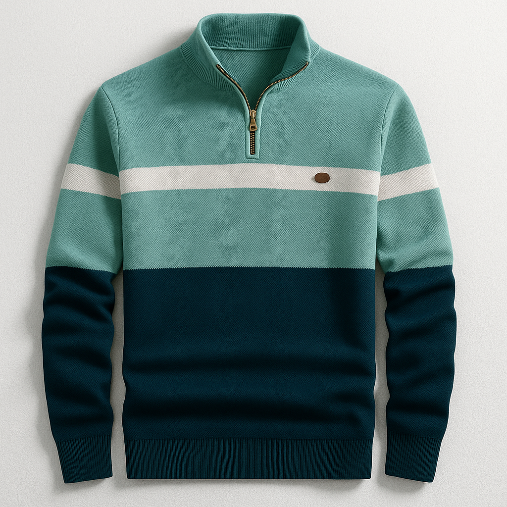 LIAM™ | MEN'S PULLOVER WITH ZIP COLLAR