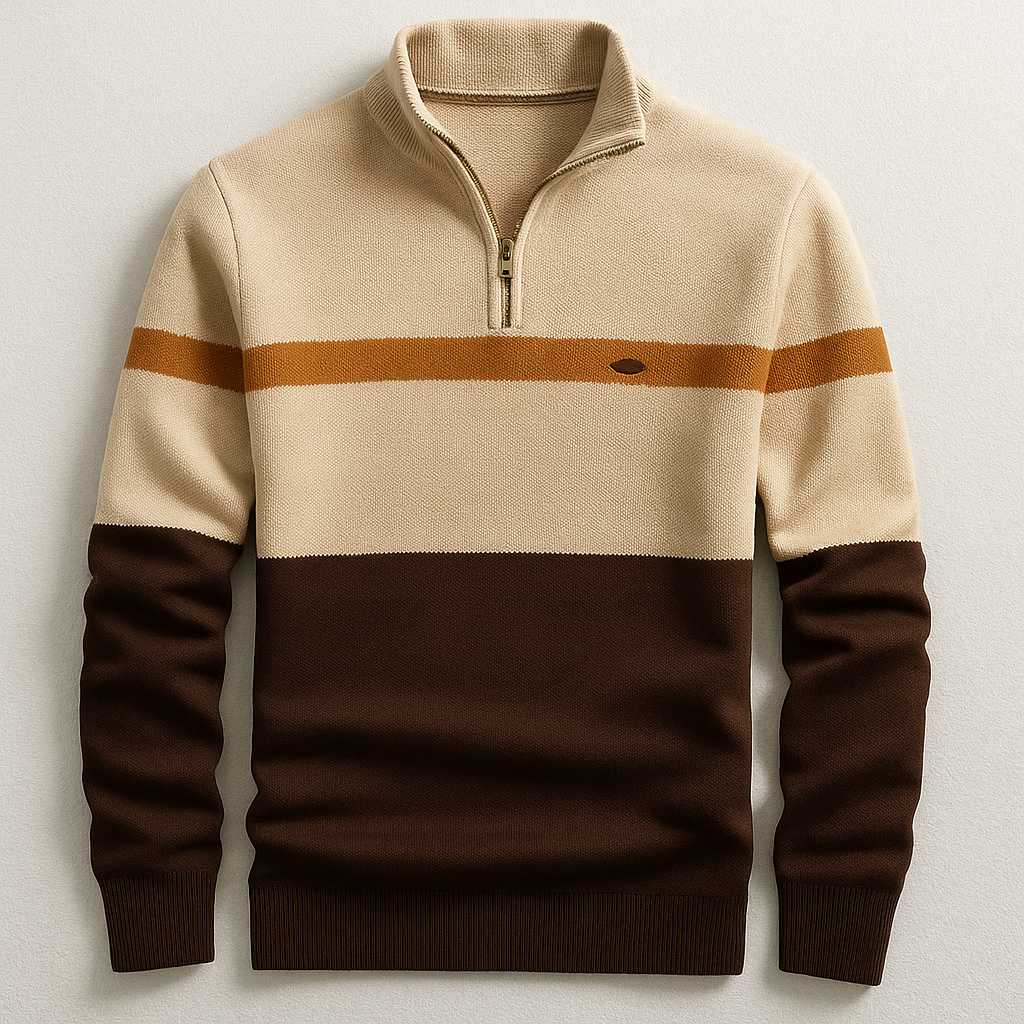 LIAM™ | MEN'S PULLOVER WITH ZIP COLLAR