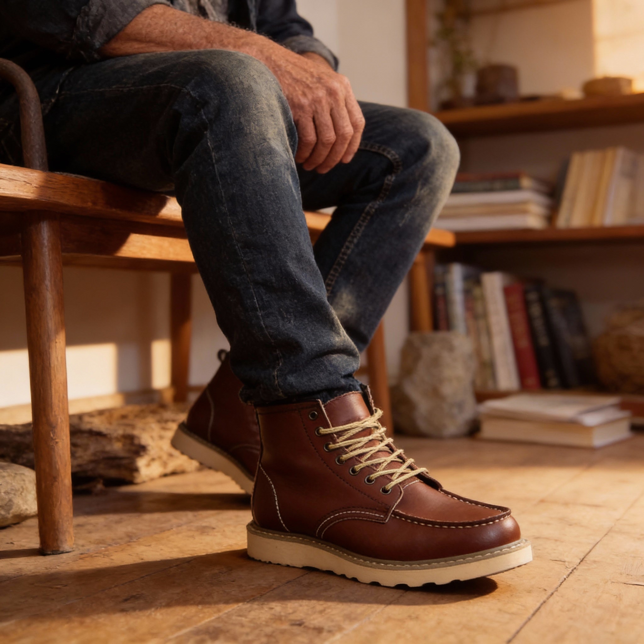 LIAM™ | CLASSIC LACE-UP BOOTS FOR MEN
