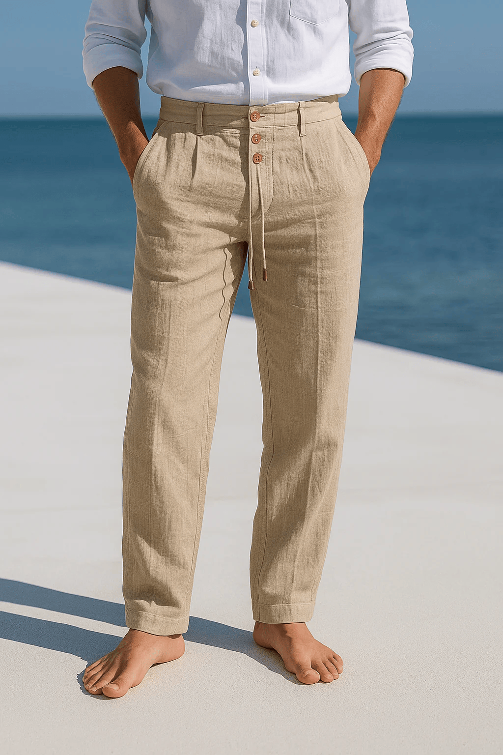 LIAM™ | Men's Linen Trousers