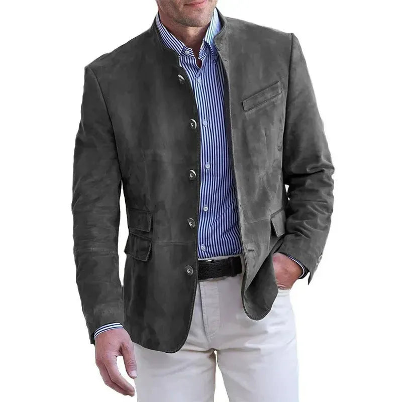 LIAM™ | Men's Suede Collar Blazer