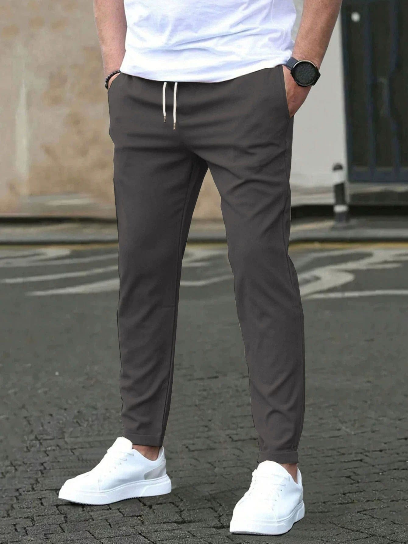 LIAM™ | Men's Slim-Fit Elastic Waist Pants