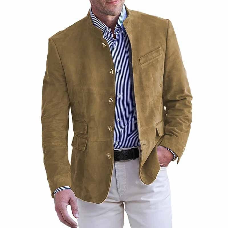 LIAM™ | Men's Suede Collar Blazer