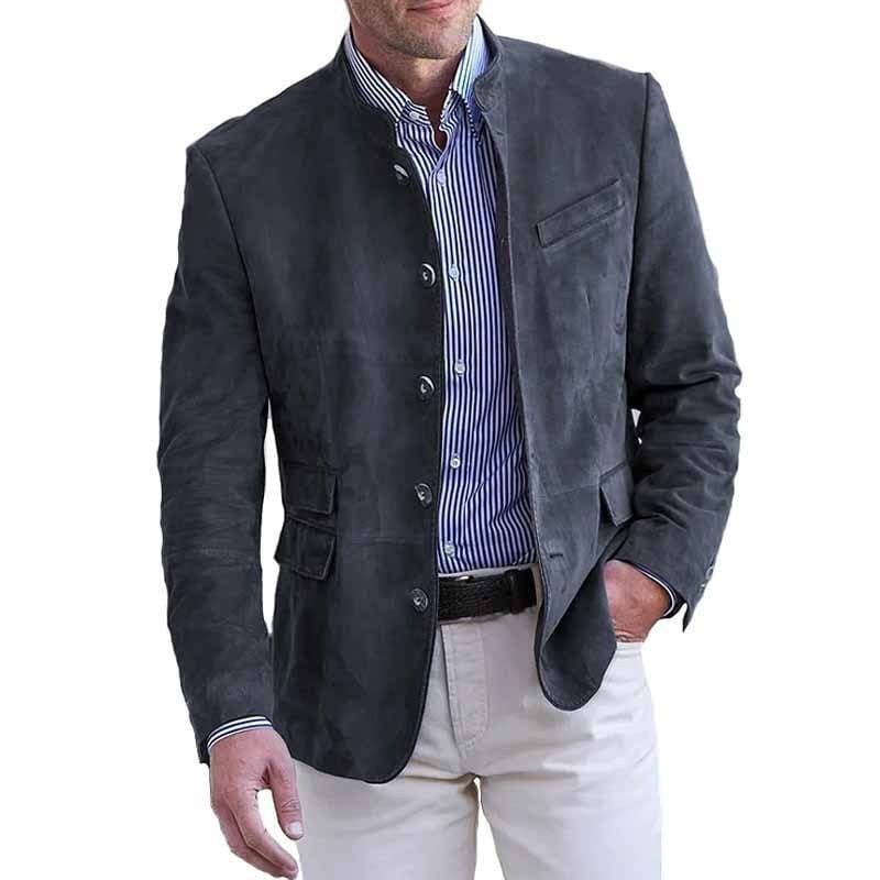 LIAM™ | Men's Suede Collar Blazer