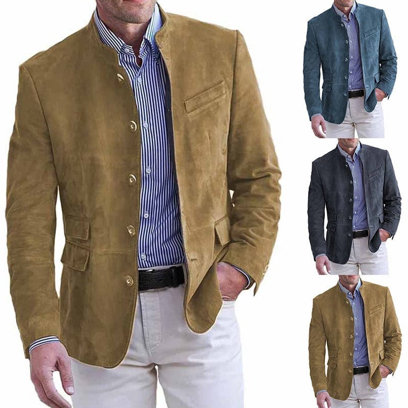 LIAM™ | Men's Suede Collar Blazer