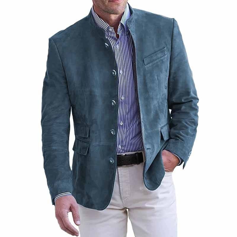 LIAM™ | Men's Suede Collar Blazer