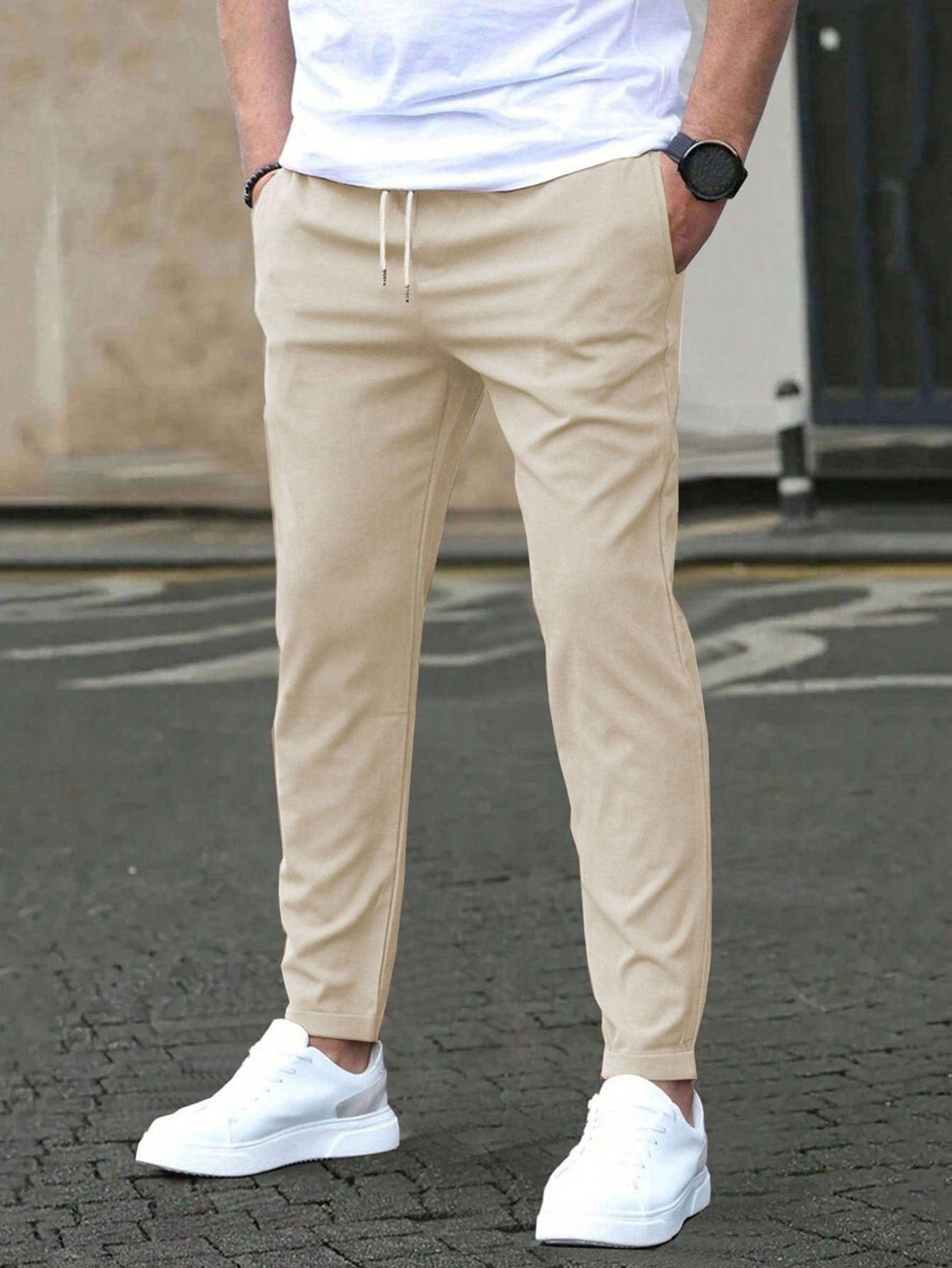 LIAM™ | Men's Slim-Fit Elastic Waist Pants