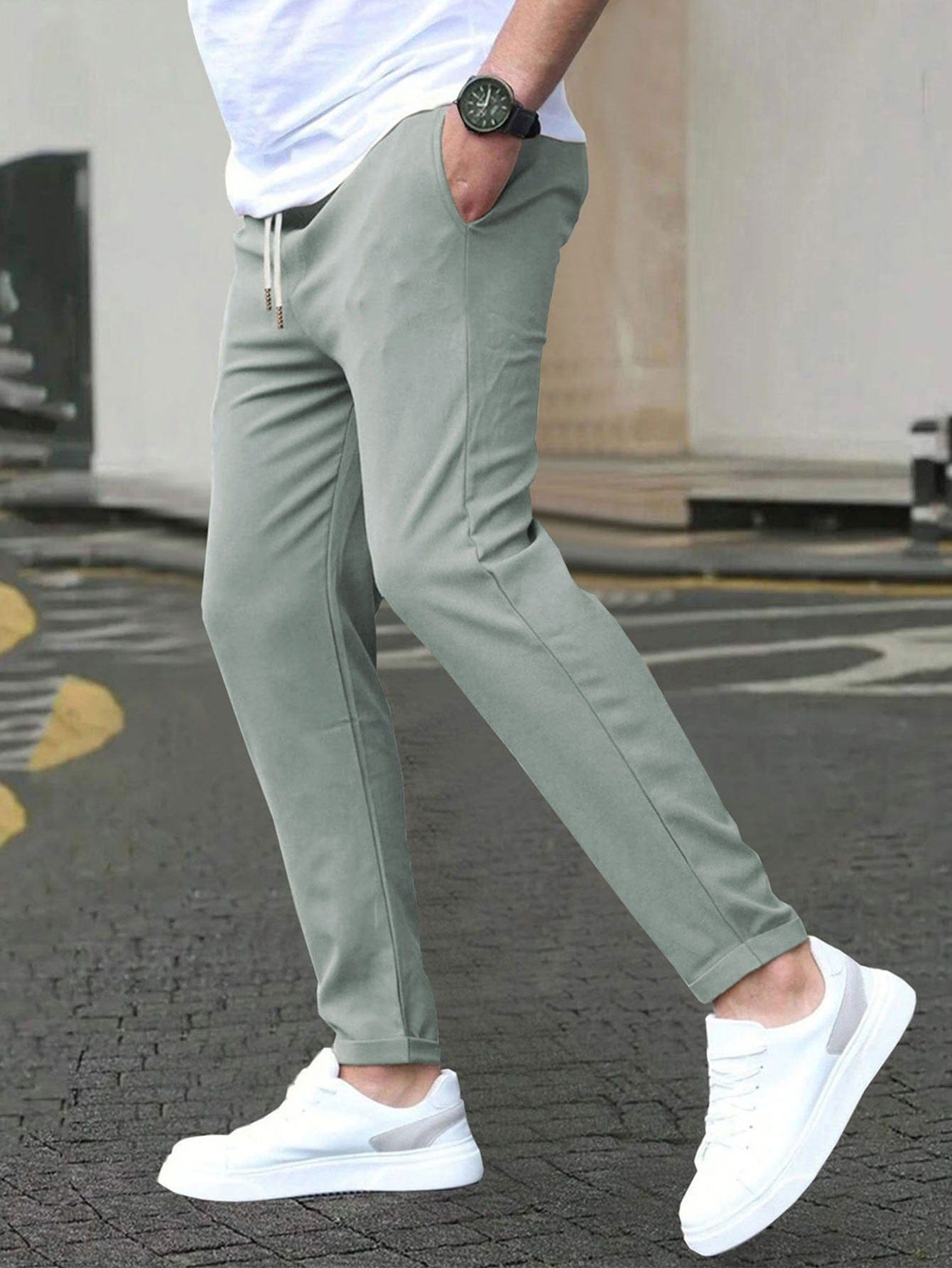 LIAM™ | Men's Slim-Fit Elastic Waist Pants