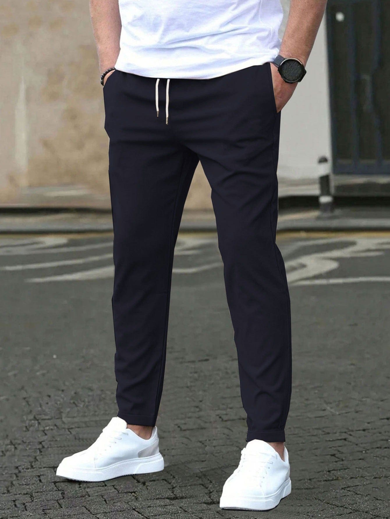 LIAM™ | Men's Slim-Fit Elastic Waist Pants