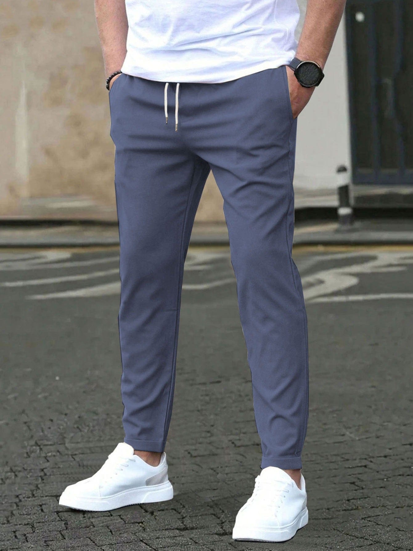 LIAM™ | Men's Slim-Fit Elastic Waist Pants