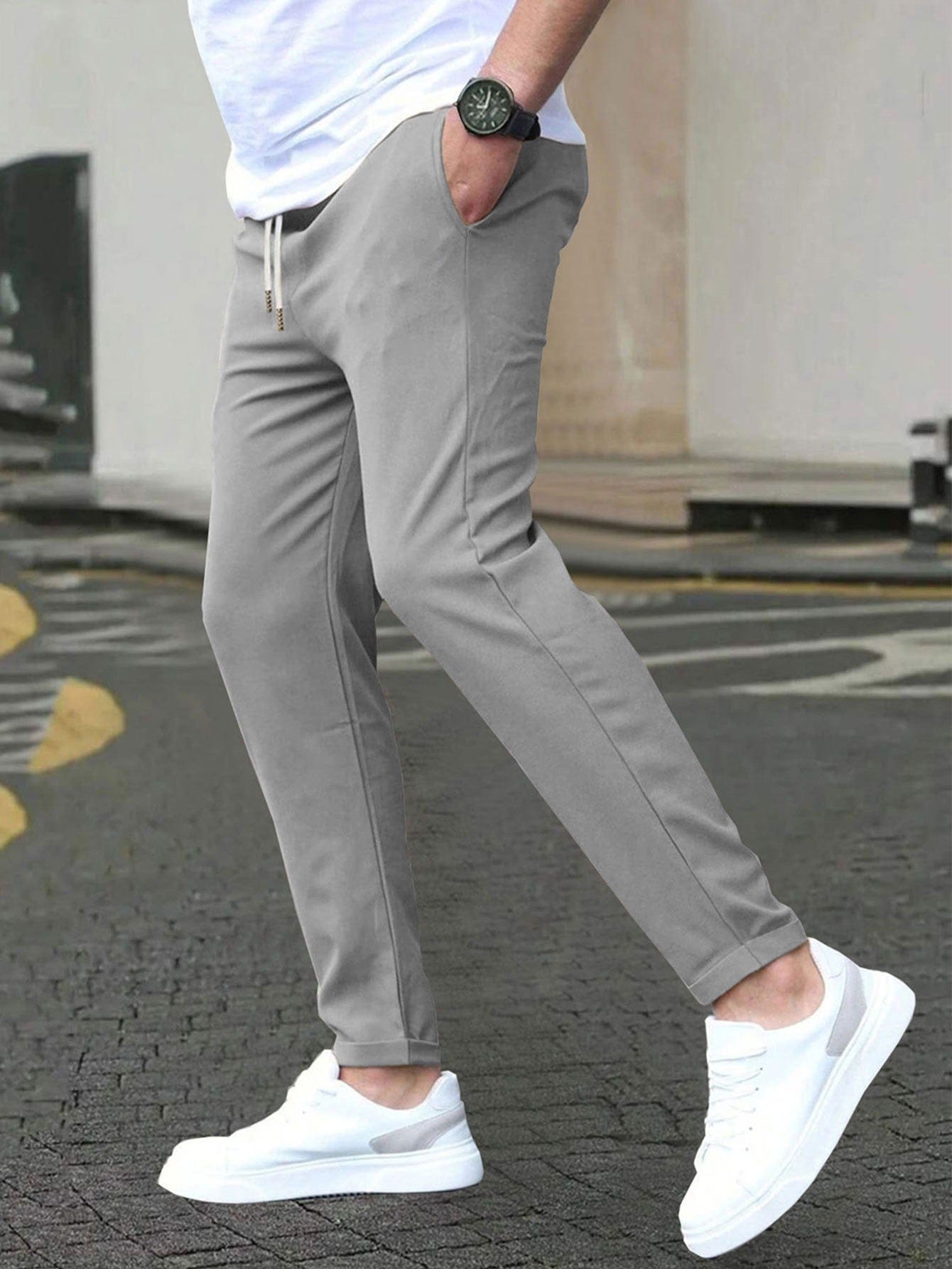 LIAM™ | Men's Slim-Fit Elastic Waist Pants