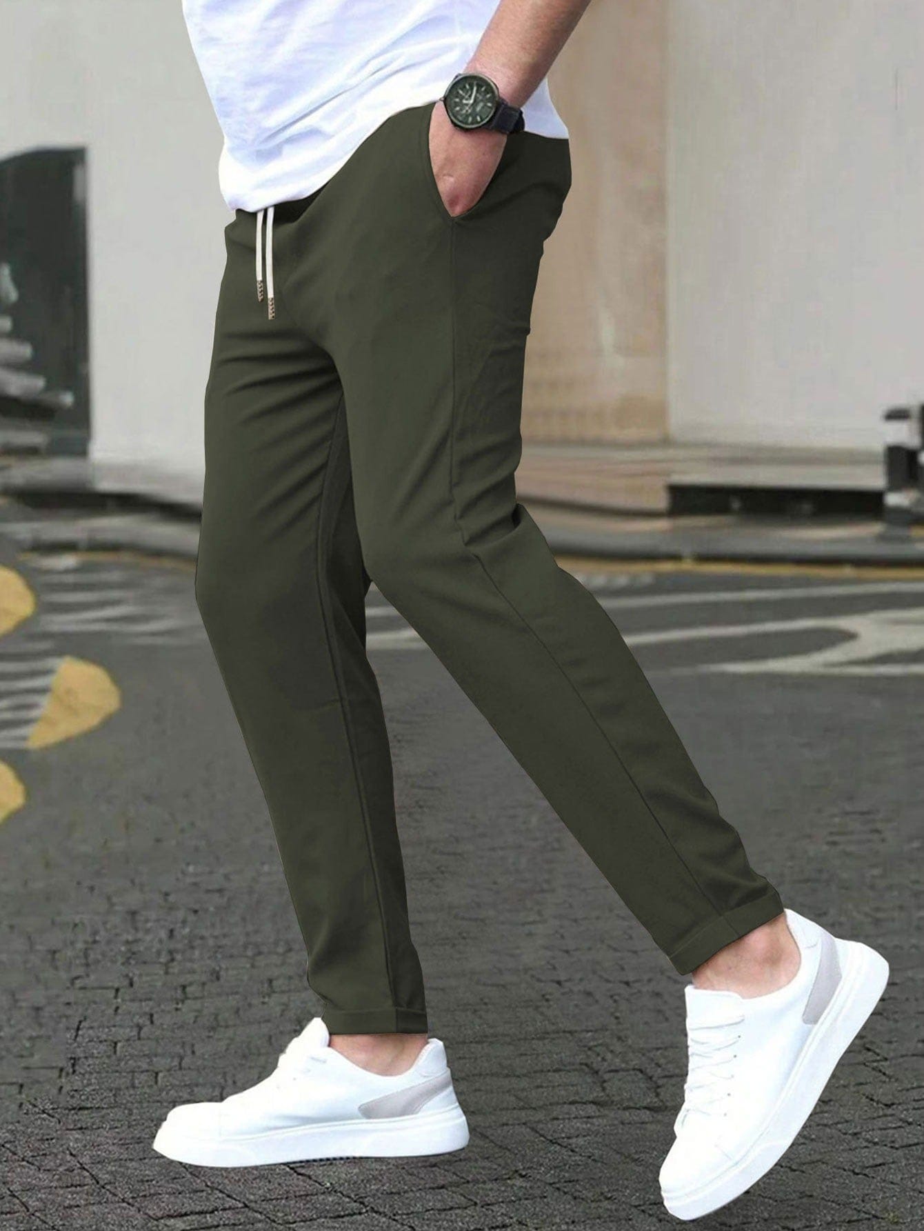 LIAM™ | Men's Slim-Fit Elastic Waist Pants