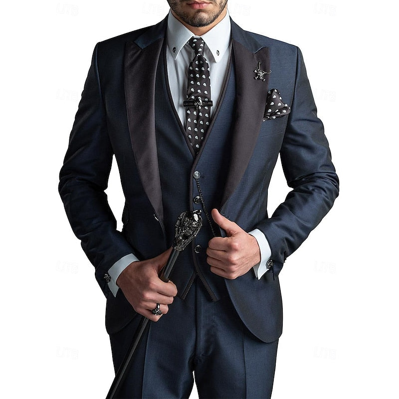 LIAM™ | Men's Business Linen Suit