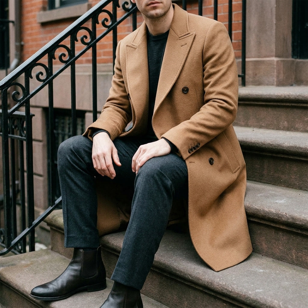 LIAM™ | Rothwell Wool Overcoat