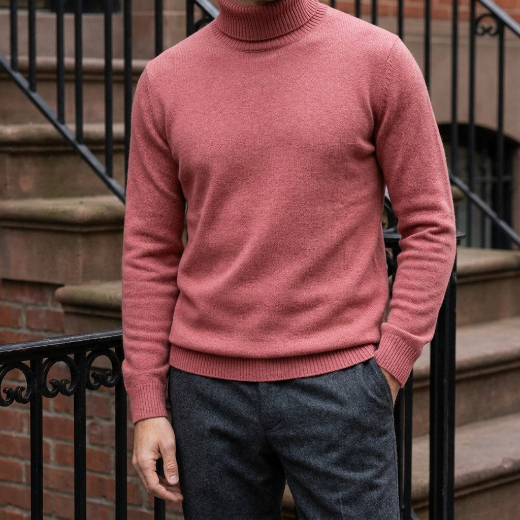 LIAM™ | Clarkson Merino Wool Turtleneck