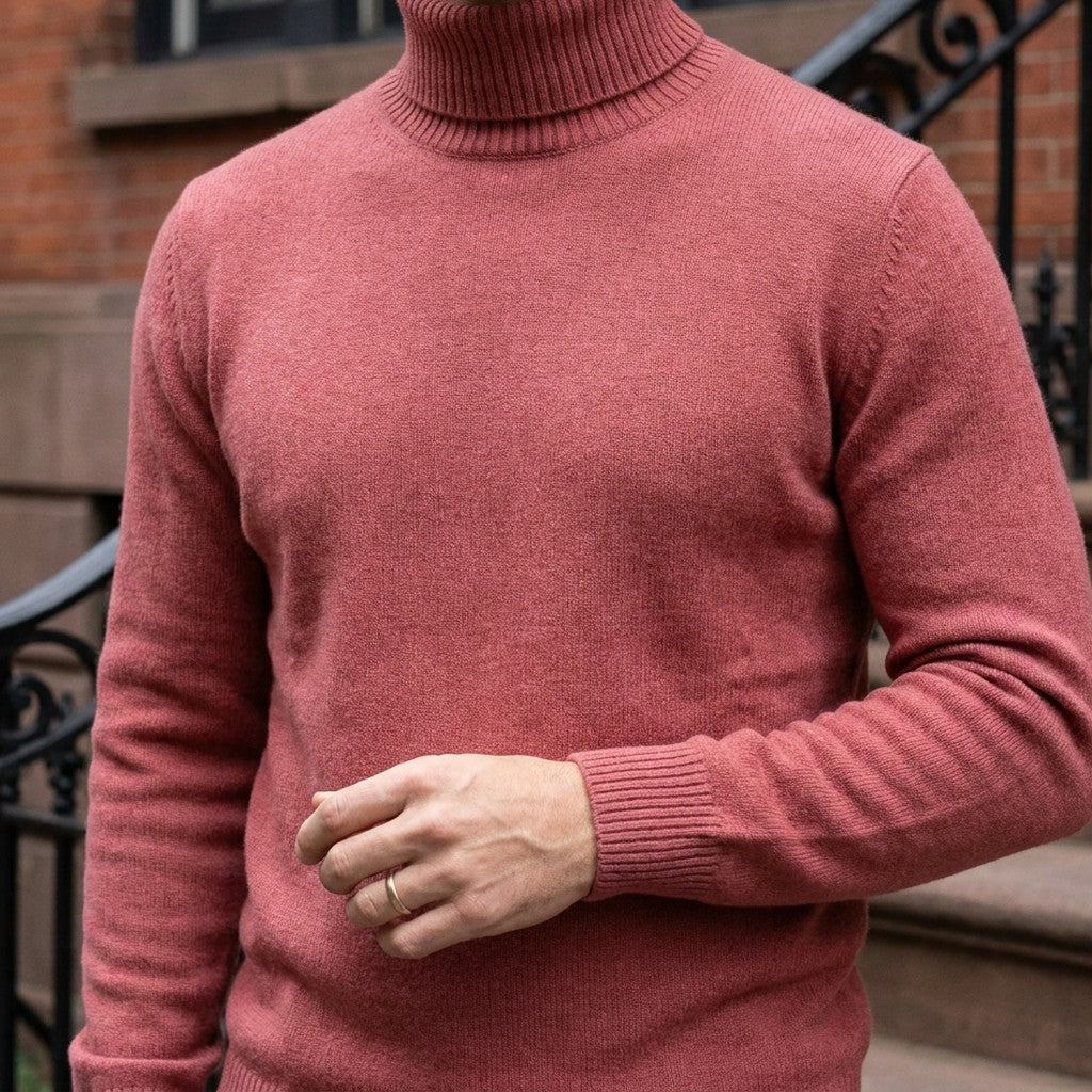 LIAM™ | Clarkson Merino Wool Turtleneck