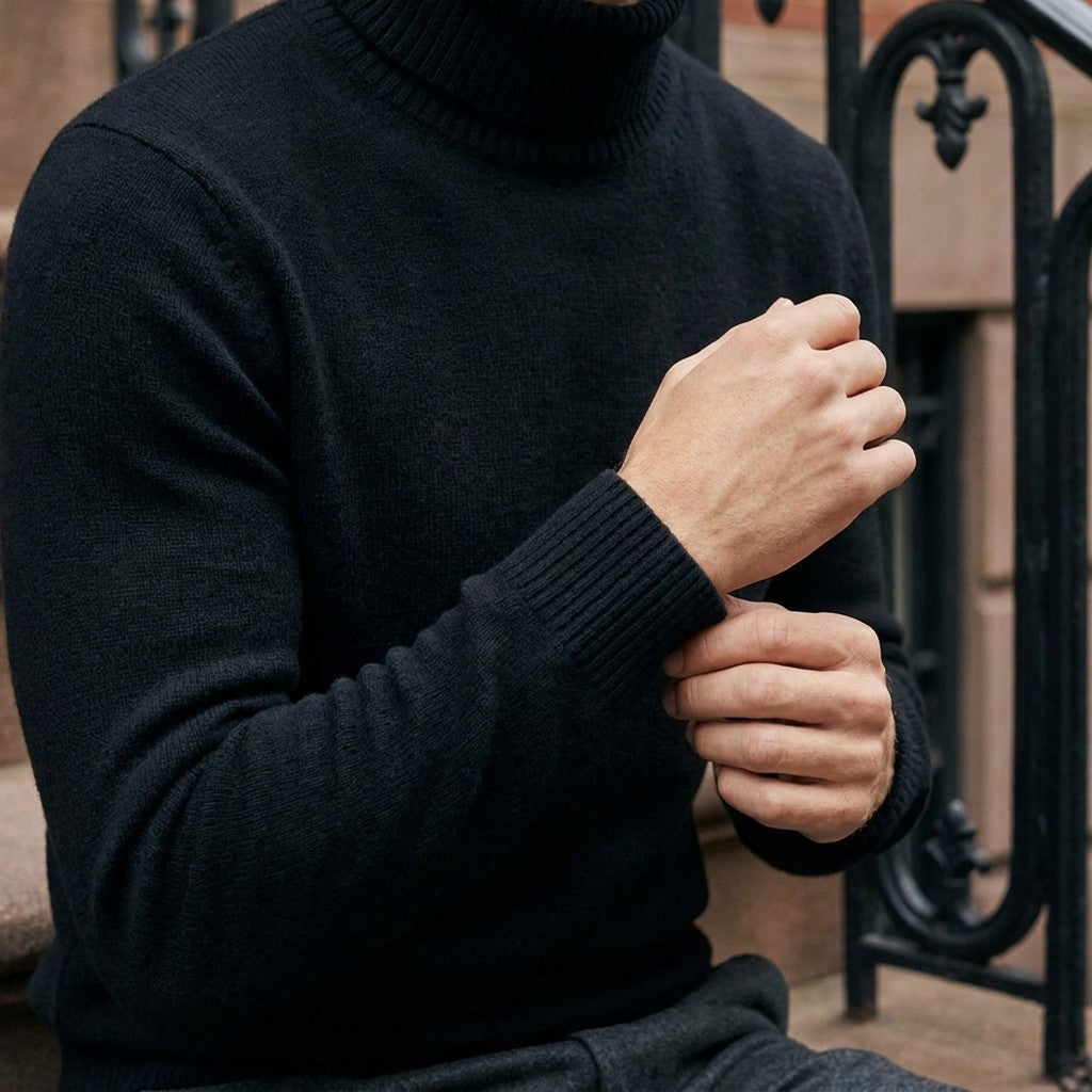 LIAM™ | Clarkson Merino Wool Turtleneck