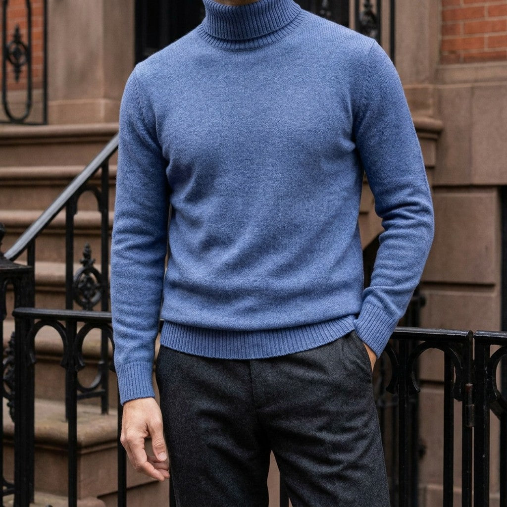 LIAM™ | Clarkson Merino Wool Turtleneck