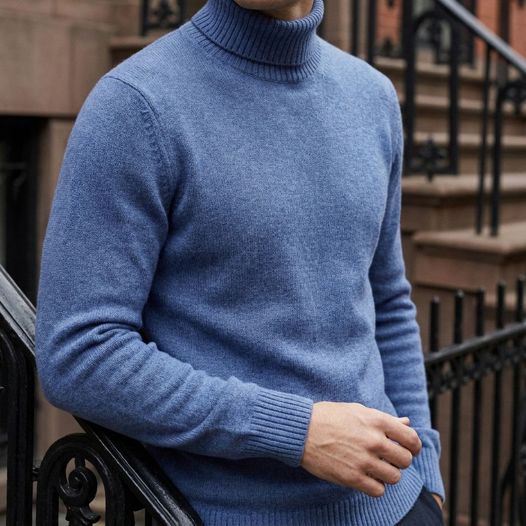LIAM™ | Clarkson Merino Wool Turtleneck